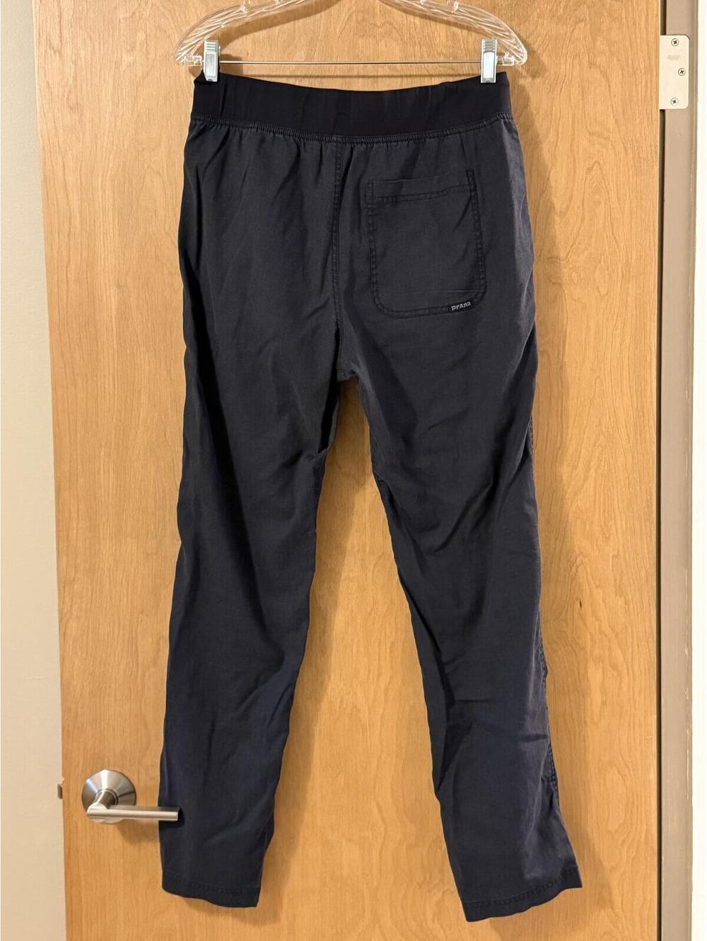 prAna Black Drawstring Casual Pants Women's Small - Picture 2 of 6